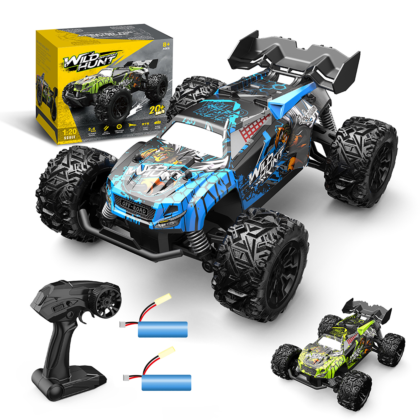 1:20 RC Car 4WD 20km/h Racing Drift Car Remote Control Off-road Vehicle Toys