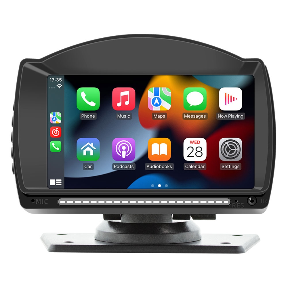 Empowering Solutions Car Radio MP5 Player Wireless Compatible for Android AUTO/IOS CarPlay 4.7 Inch IPS Screen V5.0 Hands-free Calling