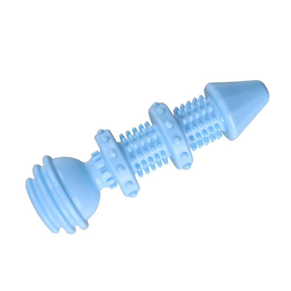 Rocket Shaped Pet Toothbrush Toy Indestructible Bite-resistant Dogs Chew Toys