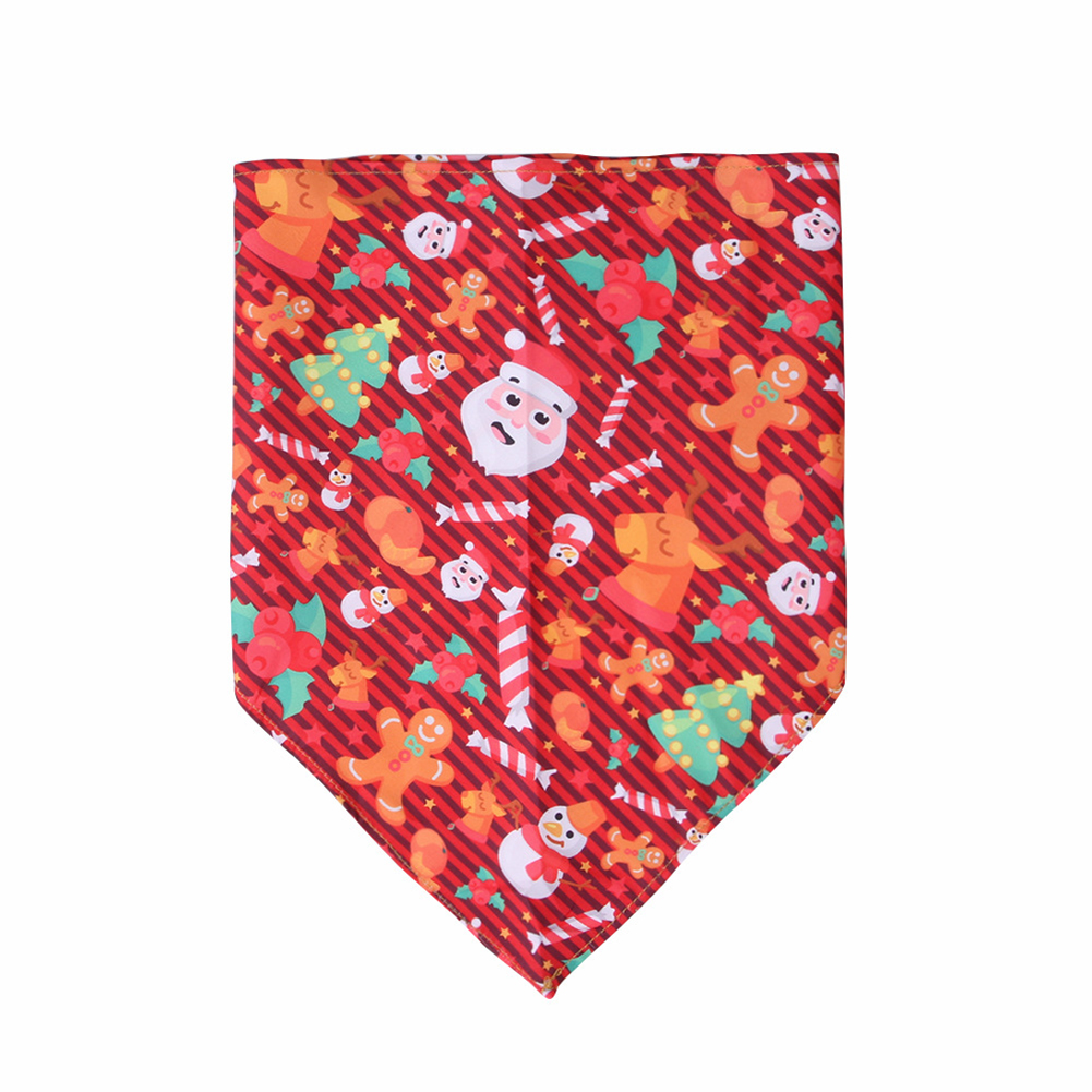 Pet Christmas Triangle Bibs Kerchief Saliva Towel for Small Medium Large Dog Cat