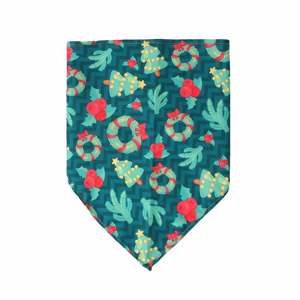 Pet Christmas Triangle Bibs Kerchief Saliva Towel for Small Medium Large Dog Cat