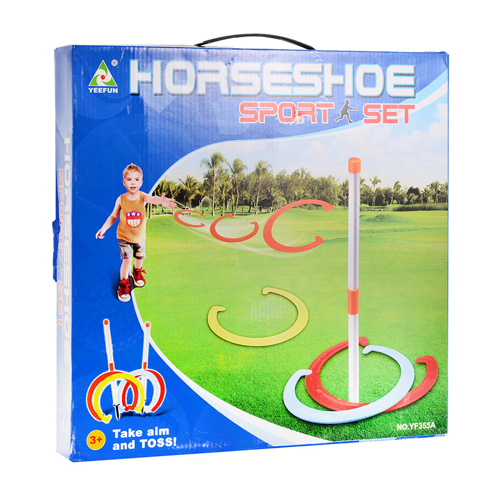 [US Direct] Children Horseshoe Play Set Toss Games Sports Toys