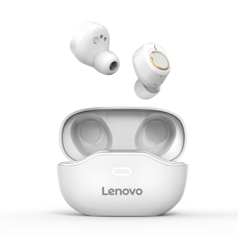Lenovo X18 Bluetooth Headset Wireless Sports Ipx4 Light Touch Button Headset Earplugs Bluetooth Earphone With Charging Box white
