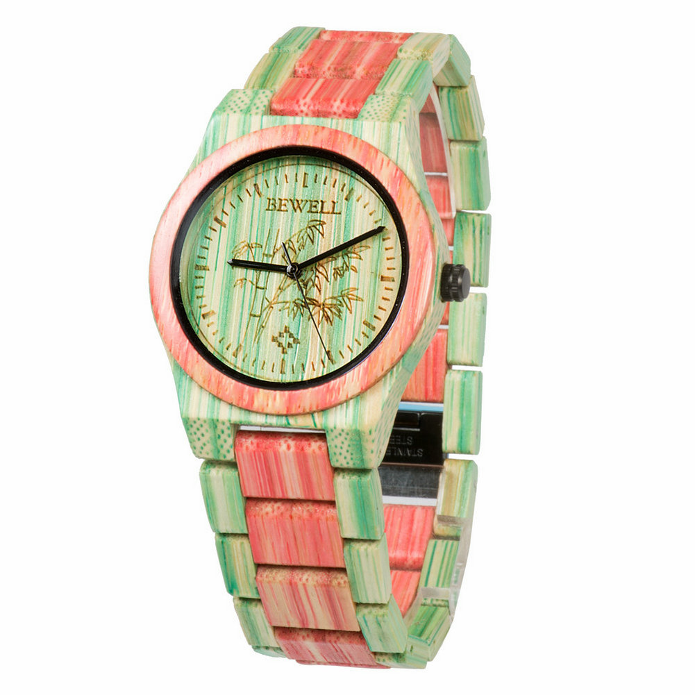 Wholesale Elegant Colorful Bamboo Wood Watch Fashionable ...