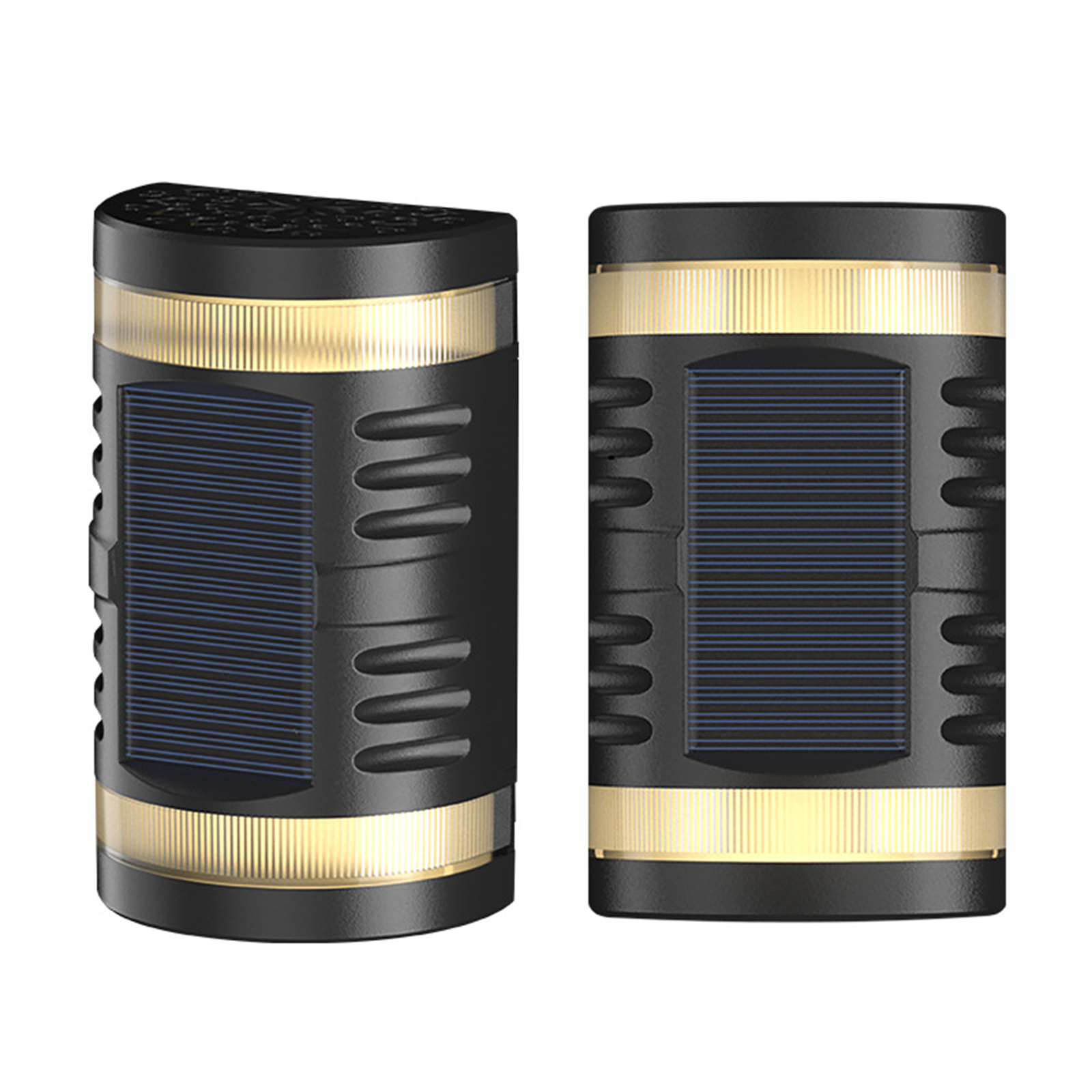 Exterior Waterproof Wall Light 1200mah Battery Solar Powered Garden Fence Light