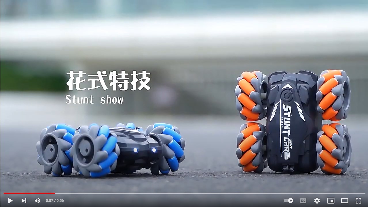 Children Tumbling Stunt Car Double-sided Driving Off-road Vehicle Gesture Induction RC Car with Sound Light