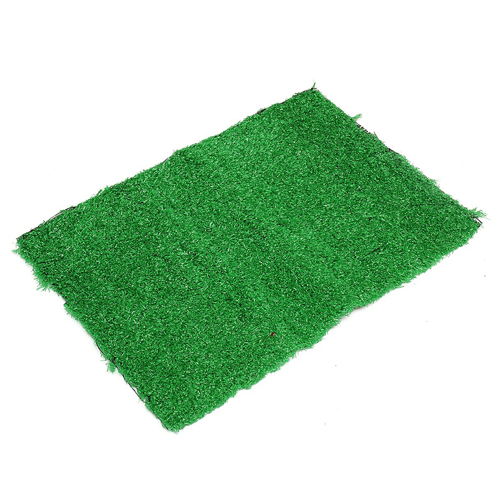 US Pet Dog Cat Artificial Grass Toilet Mat Indoor Potty Trainer Grass Turf Pad Pet Supplies M