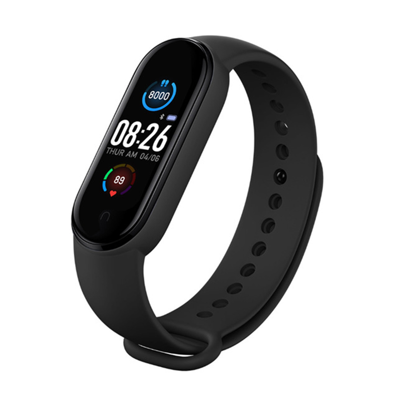 M5 Color Screen Smart  Watch Bracelet Fitness Tracker Bracelet Outdoor Runing Pedometer Sport Smart Watch Band black