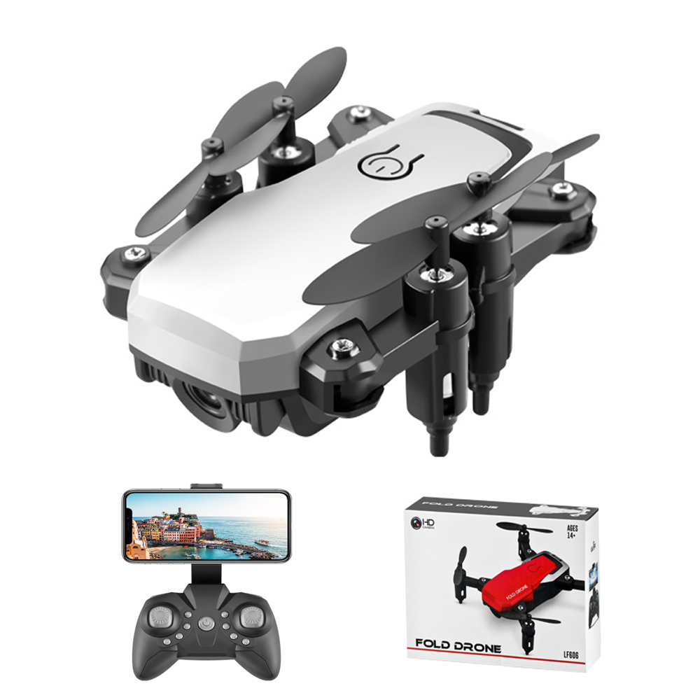 LF606 Mini Drone with Camera Altitude Hold RC Drones HD Wifi FPV Quadcopter Drone RC Helicopter 5M