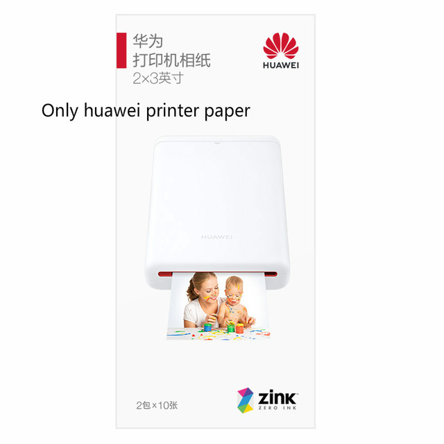 Huawei Ar Printer Printing Paper 300dpi Portable Photo Mini Pocket Bluetooth 4.1 With Diy Share 500mah Picture Printer Pocket Printer Printing Paper 5 boxes