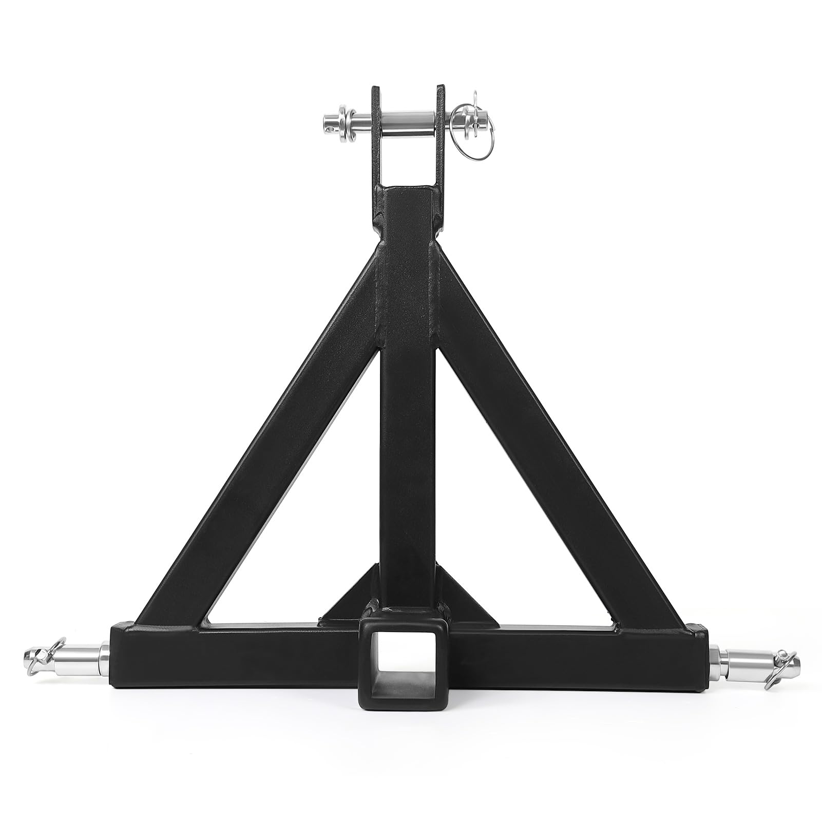 US GARVEE 3 Point Hitch 2 Inch Receiver Heavy Duty Receiver Tow Drawbar Hitch Adapter Black