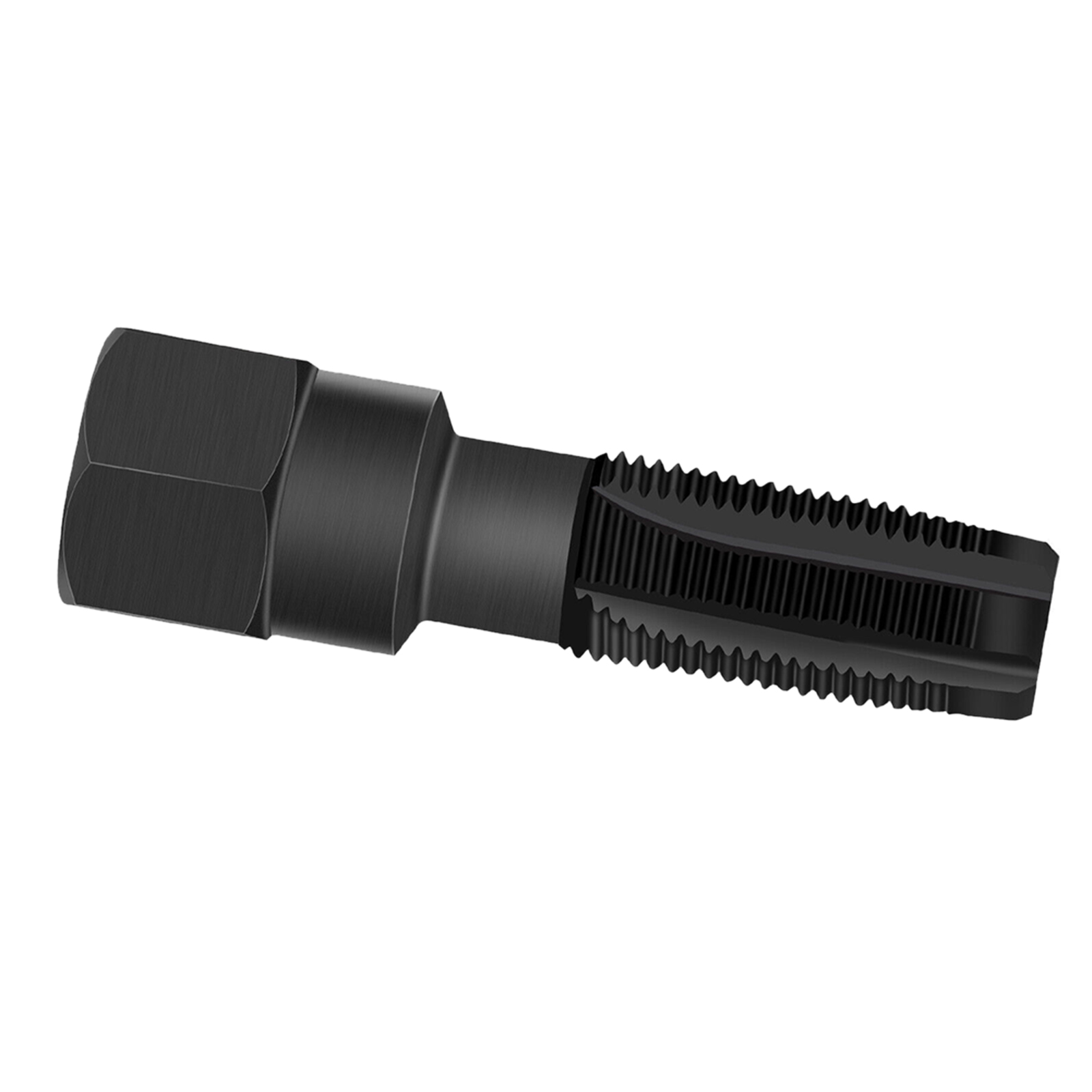 M14 x 1.25 Carbon Steel Spark Plug Re-thread Repair Tool Tap Reamer Inserts Kit 14mm For Spark Plug Thread Repairing black