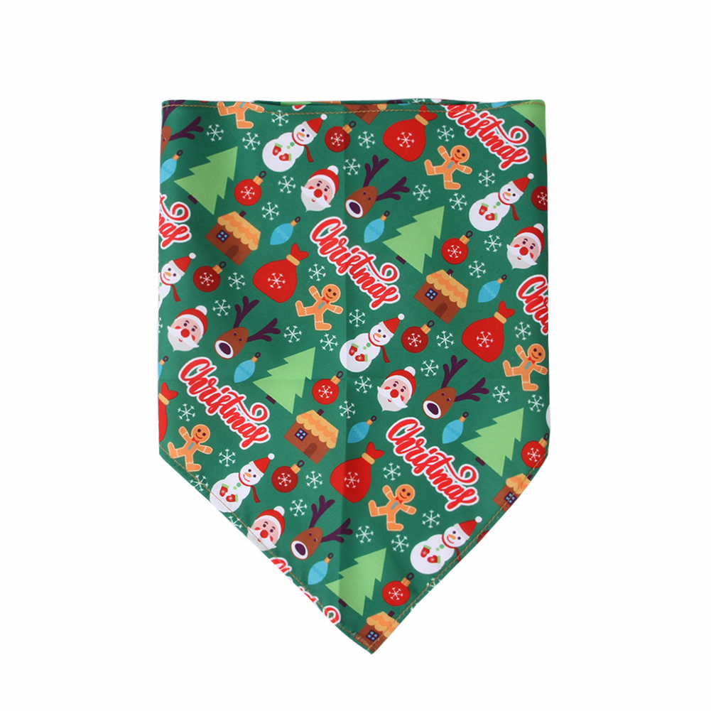 Pet Christmas Triangle Bibs Kerchief Saliva Towel for Small Medium Large Dog Cat