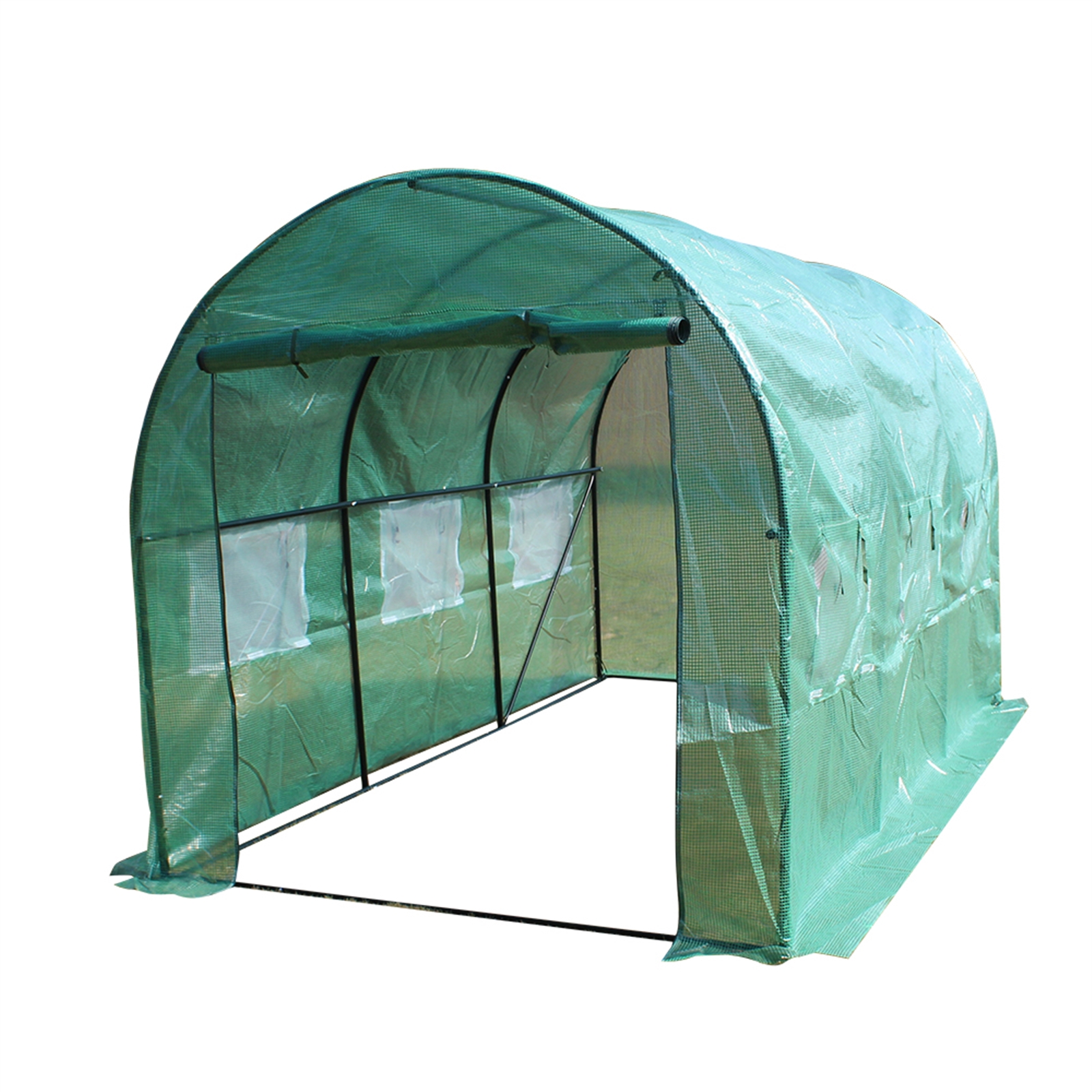 [US Direct] 12′x7′x7′   Indoor Outdoor Greenhouse For Garden Patio Backyard Balcony Fast Easy Setup green
