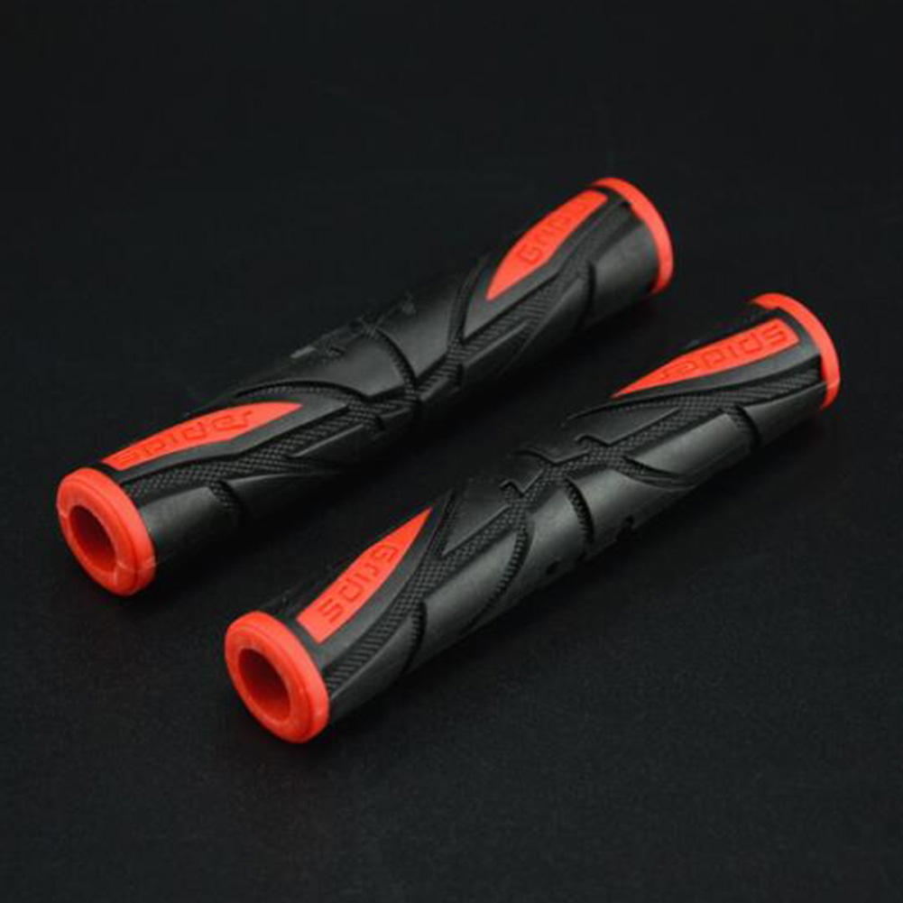 2Pcs Universal Soft Non-Slip Brake Lever Grip Protector Handlebar Cover for Motorcycle red