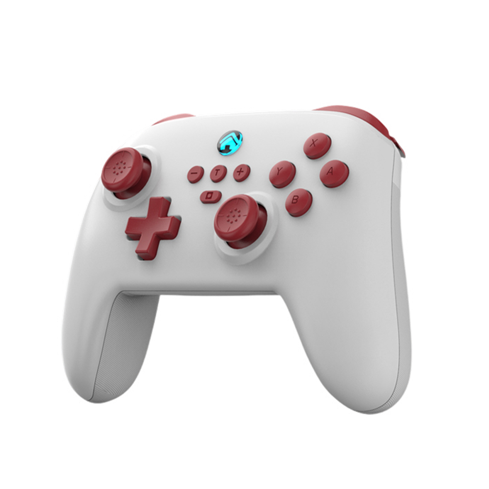 S11 Games Controller Wireless Rechargeable Handheld Controller With Vibration Motors Technology Compatible For Switch Pro Console White
