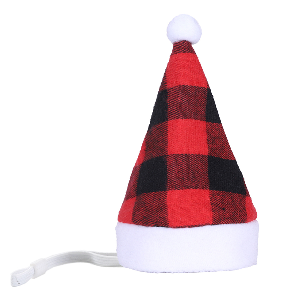 Pet Striped Christmas Hat Multicolor Cat Dog Dress Up Headwear Pet Supplies
