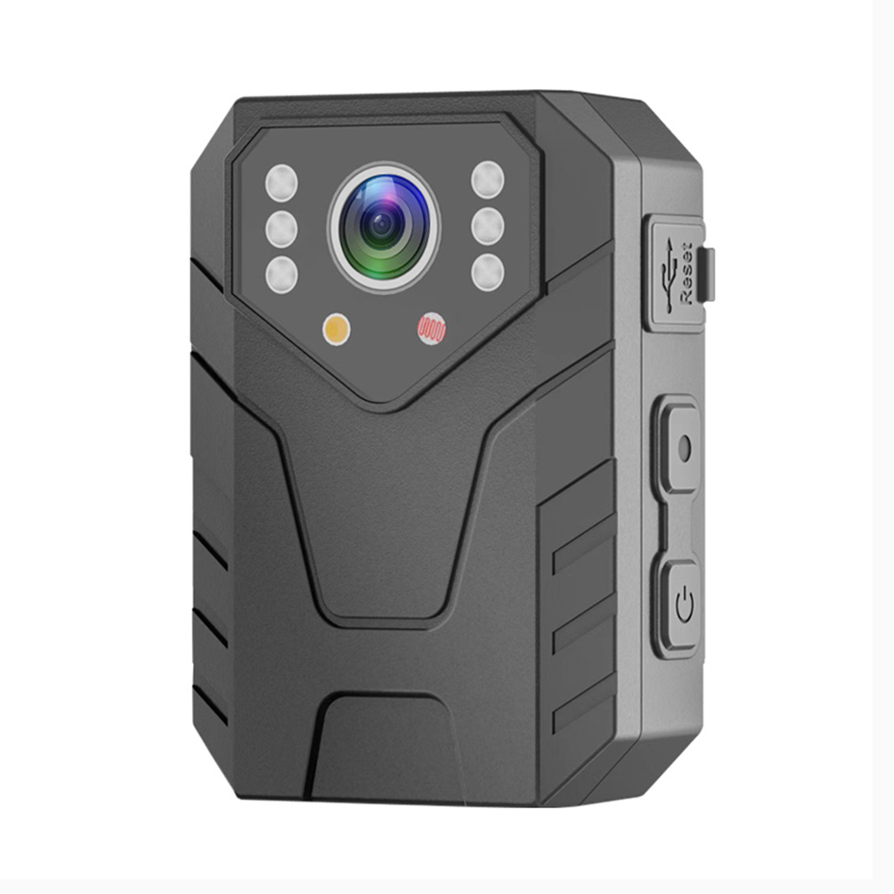 Body Camera 360°Rotatable Lens 1080P HD Anti Shake Body Cam With Back Clip 1800mAh Battery Night Vision