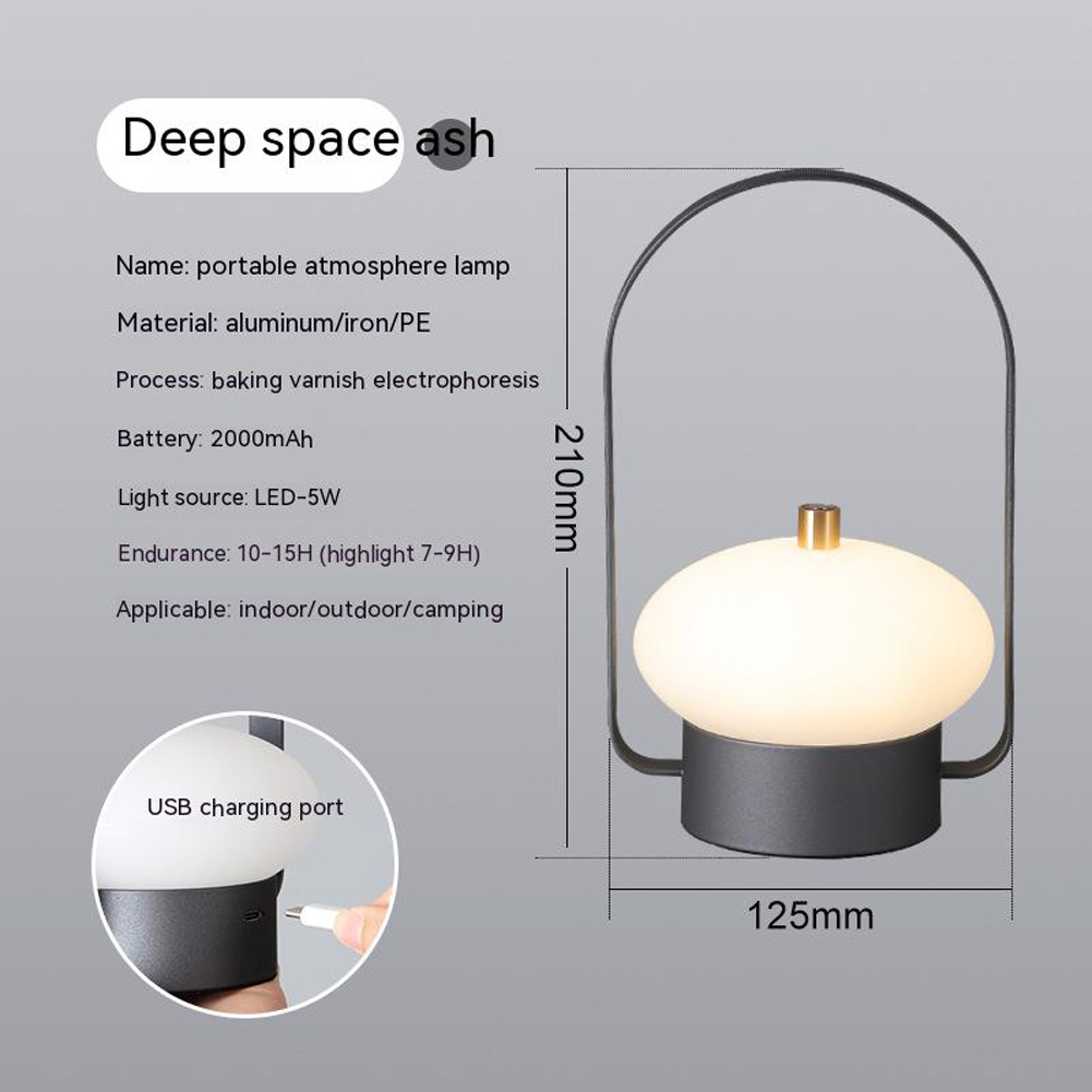 Led Portable Camping Atmosphere Light Charging Led Eye Protection Reading Light