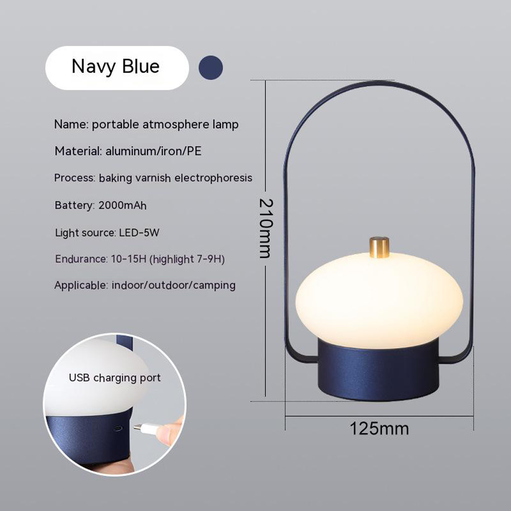 Led Portable Camping Atmosphere Light Charging Led Eye Protection Reading Light