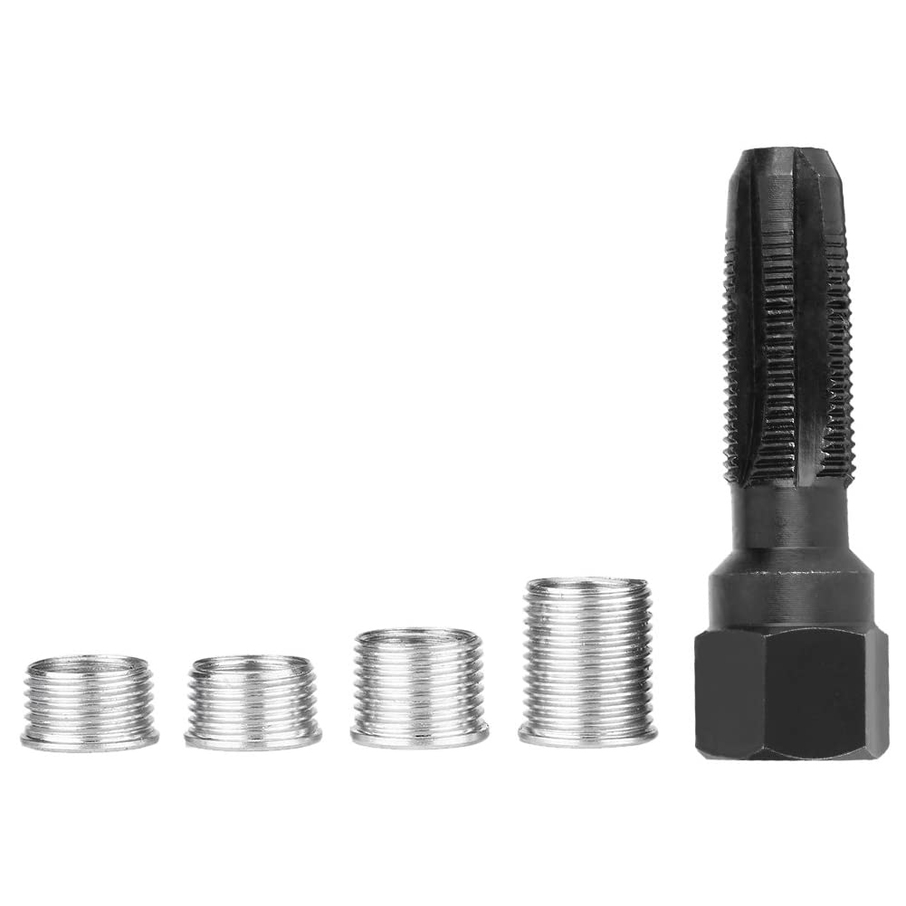 REAMER & HELICOIL THREAD INSERT 14mm SPARK PLUG RETHREAD KIT CYLINDER HEAD TAP REAMER & HELICOIL THREAD INSERT 14mm SPARK PLUG RETHREAD KIT CYLINDER HEAD TAP