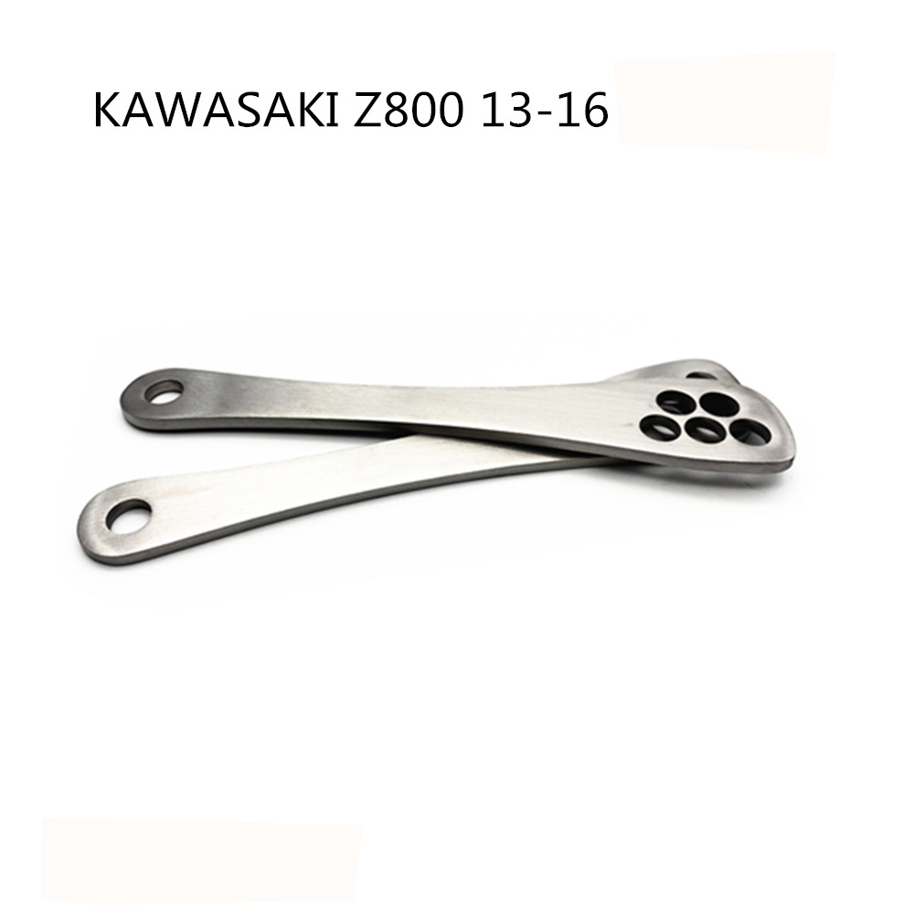 For KAWASAKI  Z800 13-16 Motorcycle Seat Rear Shock Adjustable Lowering Suspension Link Kit  Silver