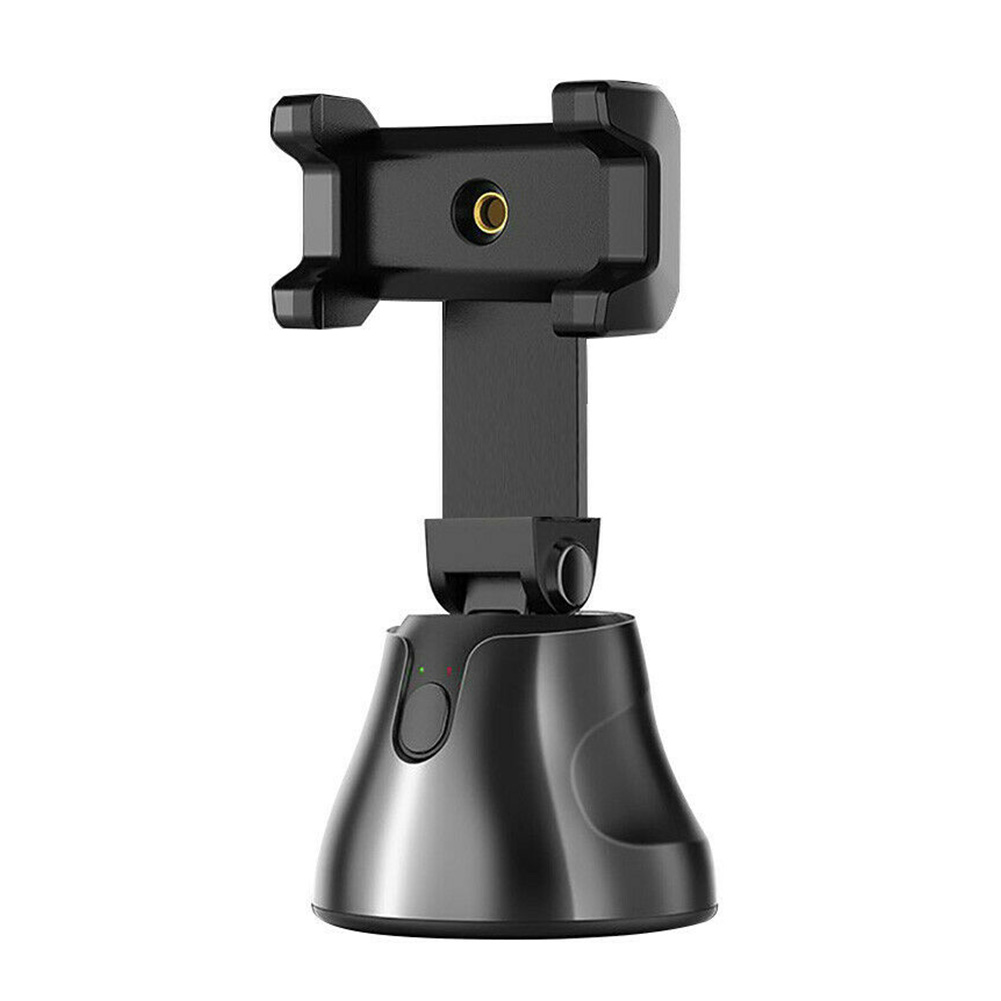 Portable All-in-one Auto Smart Shooting Selfie Stick 360 Rotation Auto Face Tracking Object Tracking vlog Camera Phone Holder black