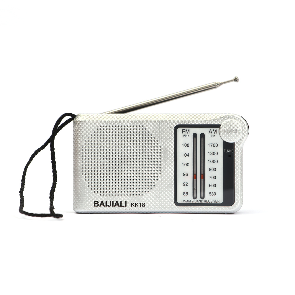 KK18 AM FM Radio Portable Radio Battery Operated Excellent Reception Retro Speaker