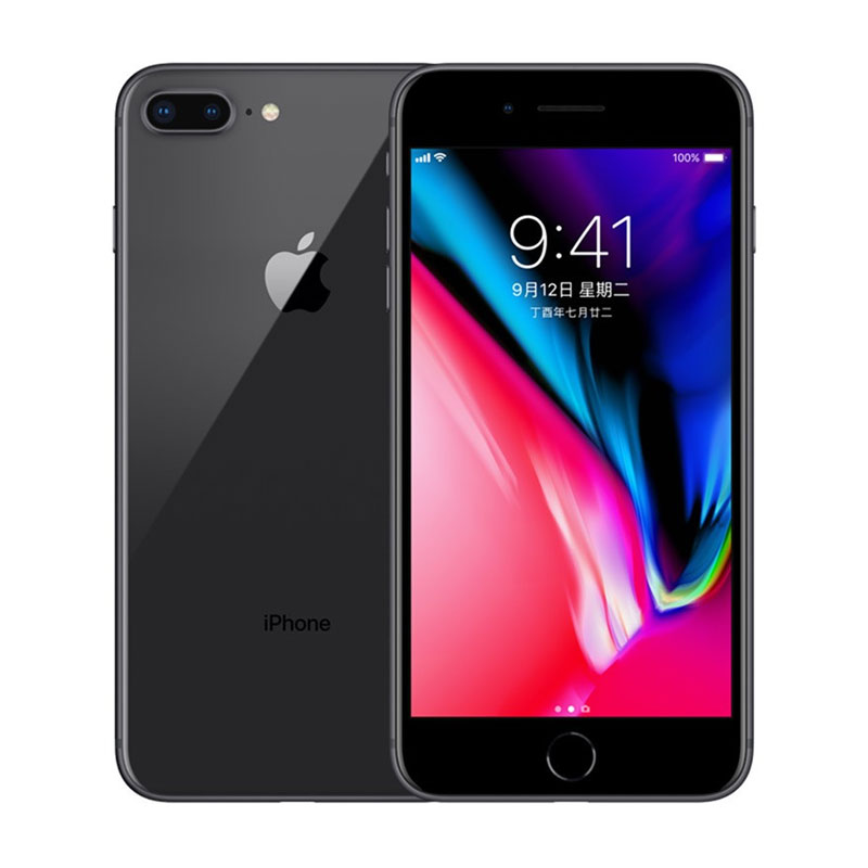 Apple IPhone 8 Plus 12MP+7MP Camera 5.5-Inch Screen Hexa Core Fingerprint Smartphone Deep gray_64GB