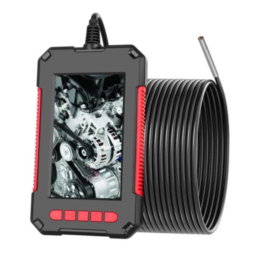 Handheld Industrial Borescope with Waterproof 4.3-inch Screen and 3.9mm HD Camera, 5-meter Length