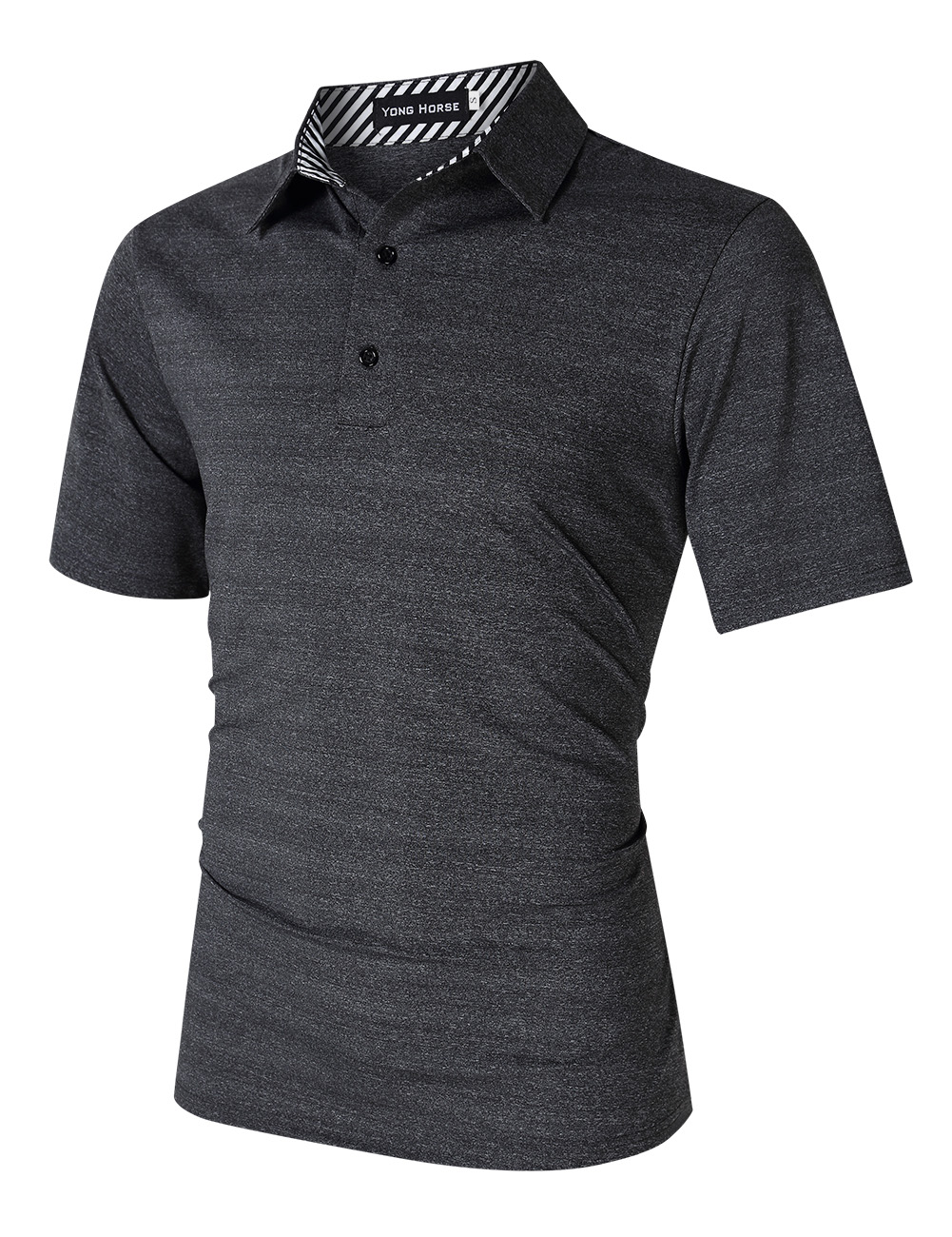 US Yong Horse Men's Dry Fit Golf Polo Shirt Athletic Short Sleeve Performance Polo Shirts