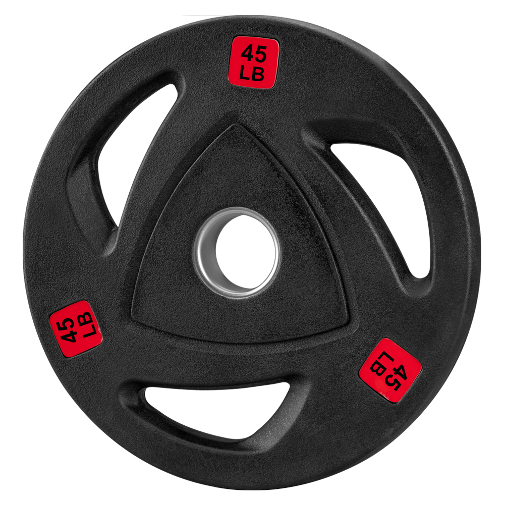 US Thickened Cast Iron Weight Plates Non-fading Rust-proof For Weightlifting Strength Training Crossfit 45 lbs