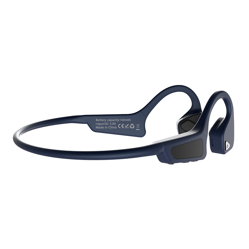 G18 Bone Conduction Headphones Sports Headphones Waterproof Bluetooth Headset blue