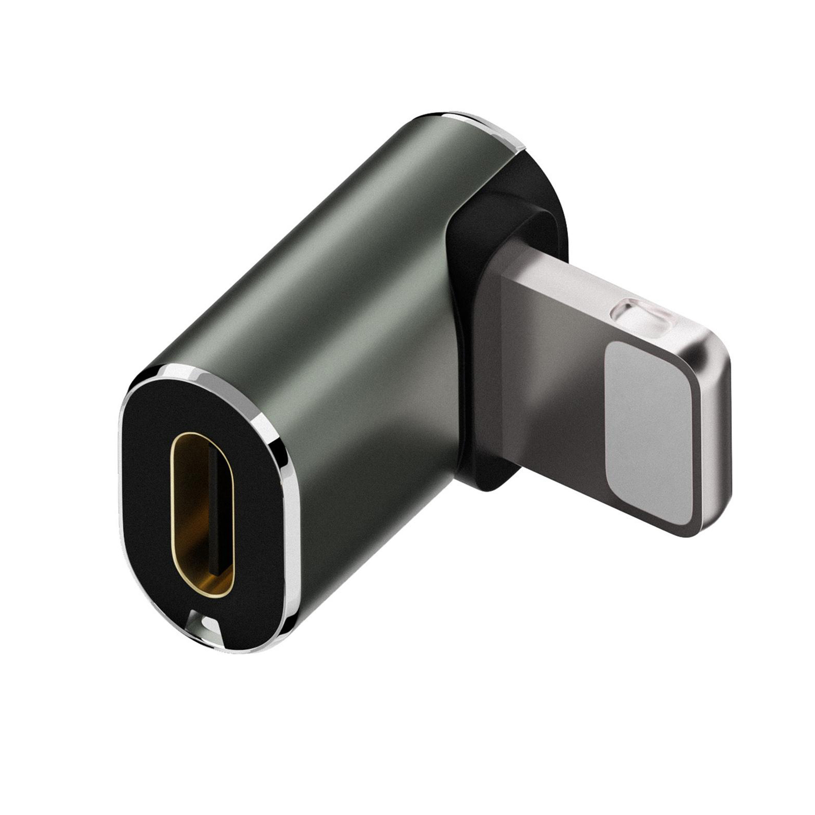 20w Fast Charging Adapter Type-c Female To Lighting Male Pd Charge Date Transmission Converter Compatible For Iphone 3D Elbow