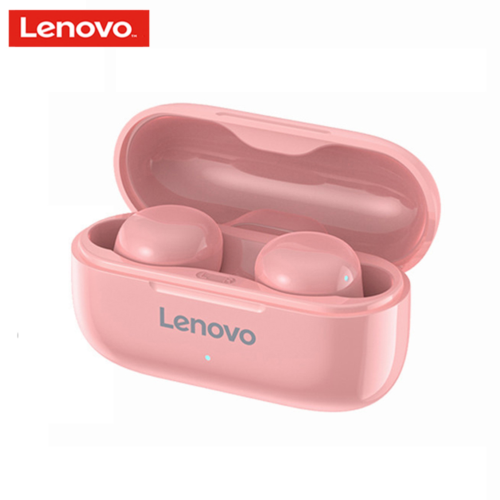 Original LENOVO Lp11 Mini Tws Bluetooth Wireless Headphones Stereo Waterproof Sports Headset With Microphone Pink