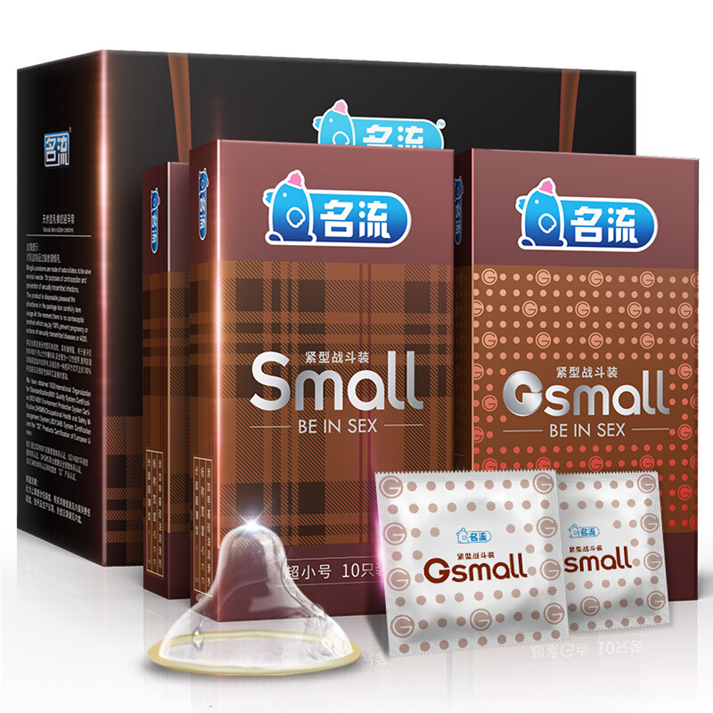 Wholesale 20pcs Mingliu Small Latex Condoms For Men Ultra-small Thin Condoms Penis Cock Sleeve Intimate Sex Toys 20pcs From China