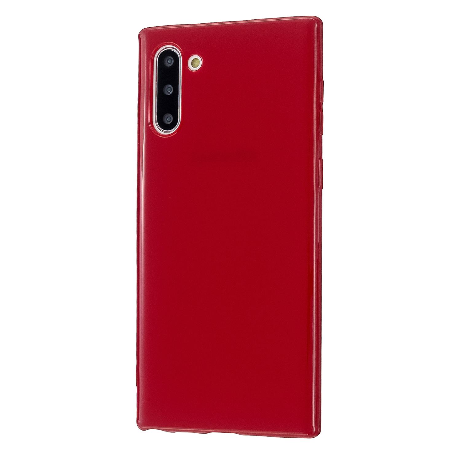 For Samsung Note 10/10 Pro Cellphone Cover TPU Phone Case Simple Profile Classic Design Shock-proof Shell Rose red