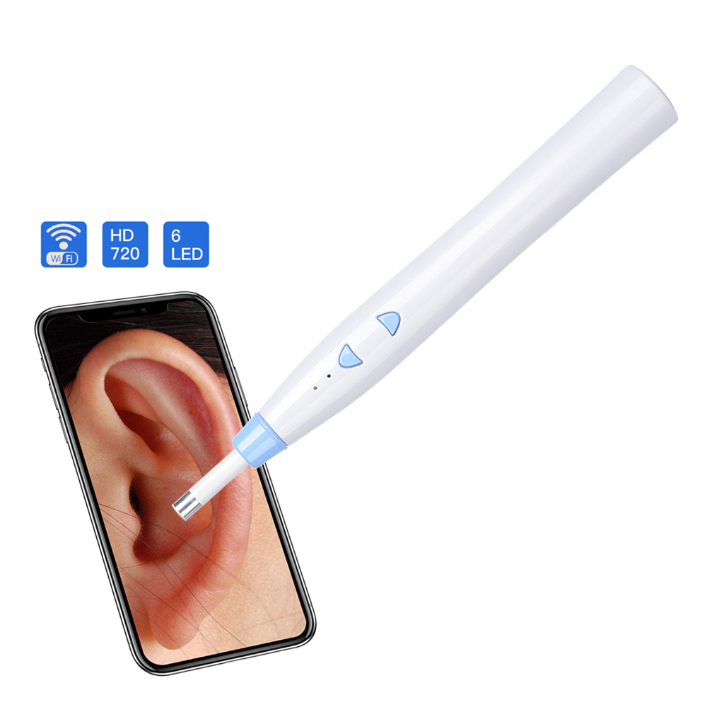 Wholesale Wireless HD Otoscope WiFi Ear Cleaning Endoscope Ear