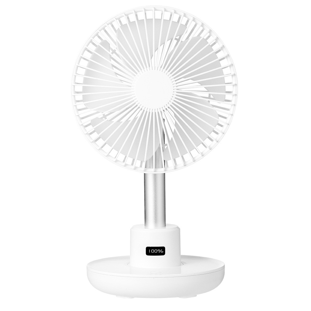 USB Desktop Fan Portable Rotation Angle Fan for Office Household Traveling white_160*185*320mm