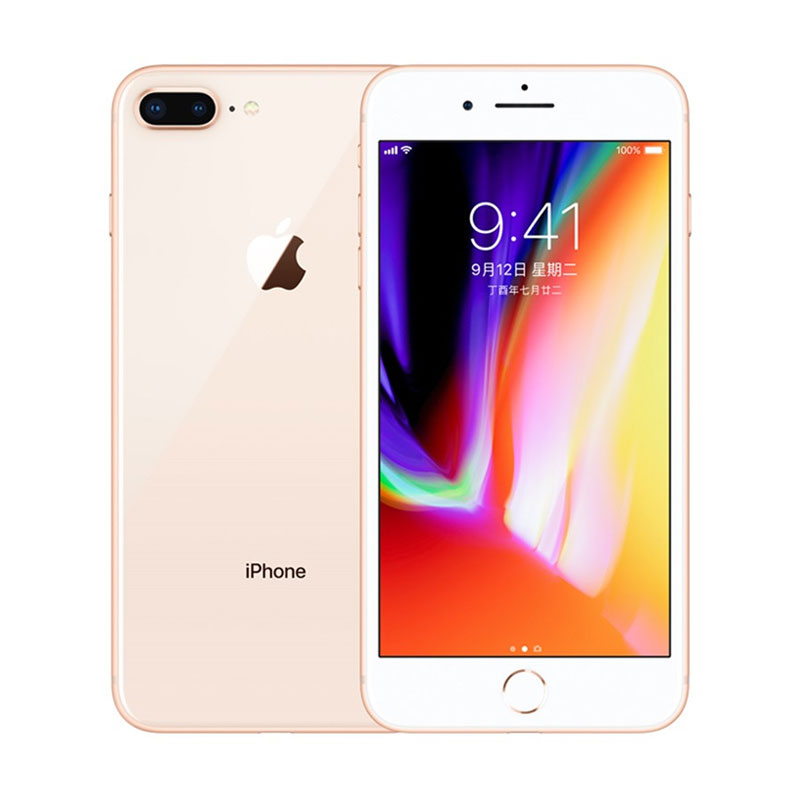 Apple IPhone 8 Plus 12MP+7MP Camera 5.5-Inch Screen Hexa Core Fingerprint Smartphone Gold_64GB