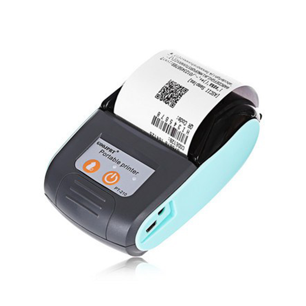 58MM Portable Wireless Bluetooth Thermal Printer Receipt Machine Support ESC / POS for Windows Android iOS