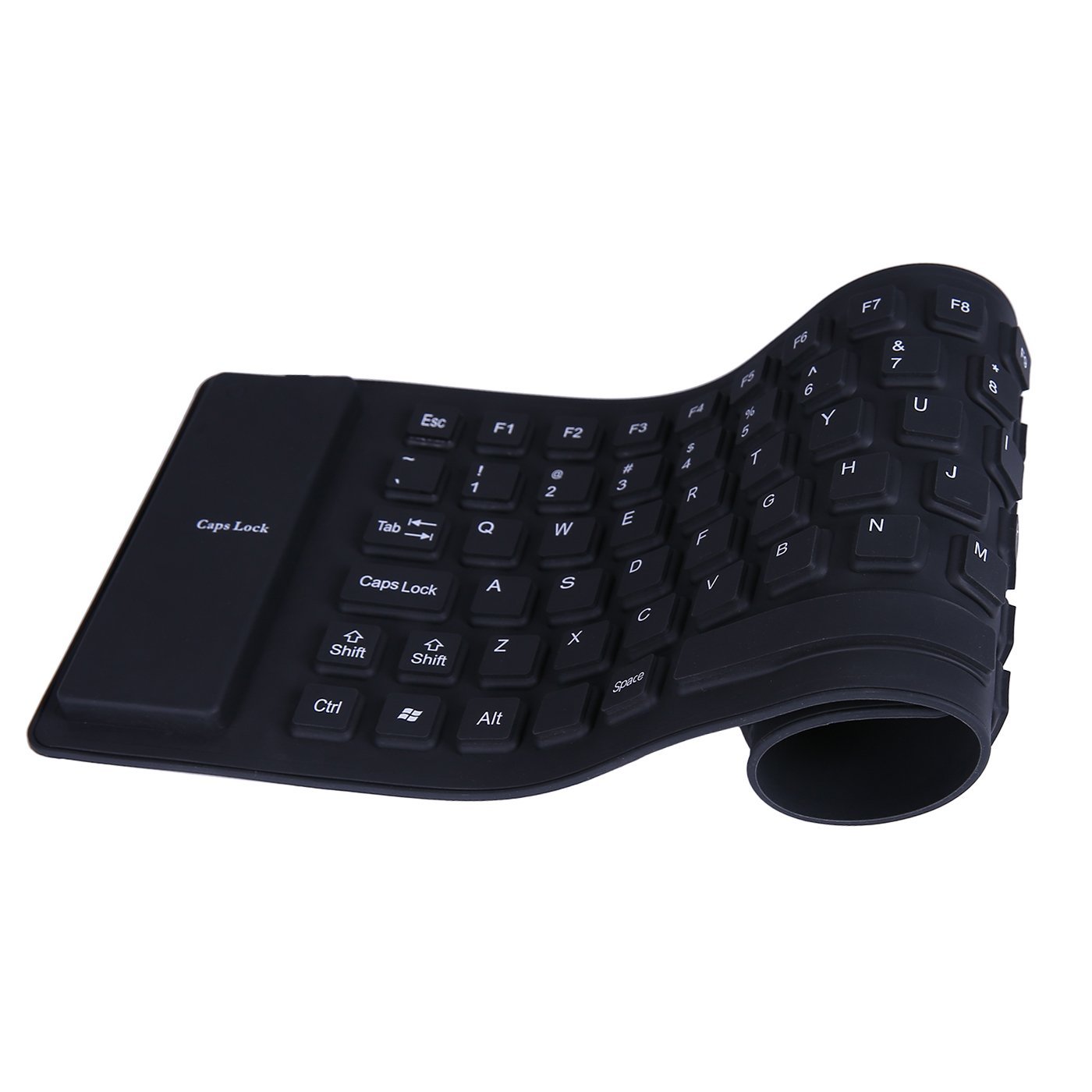 Portable Flexible Silicone Keyboard Foldable Waterproof Dustproof Usb Silent Keyboard For Laptop 2073