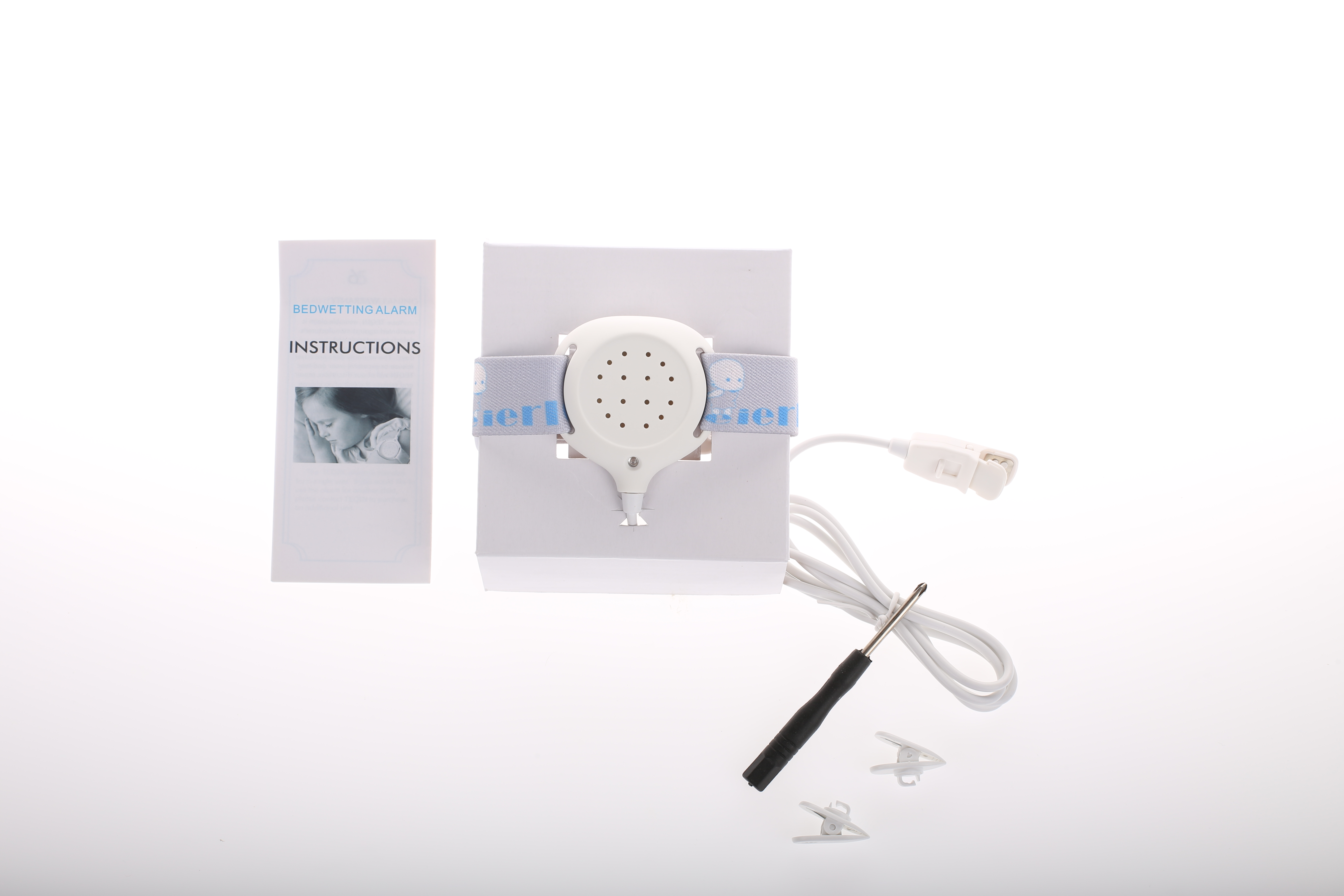 Smart Vibration Flashing Bell Remind Enuresis Adult Baby Urine Bed