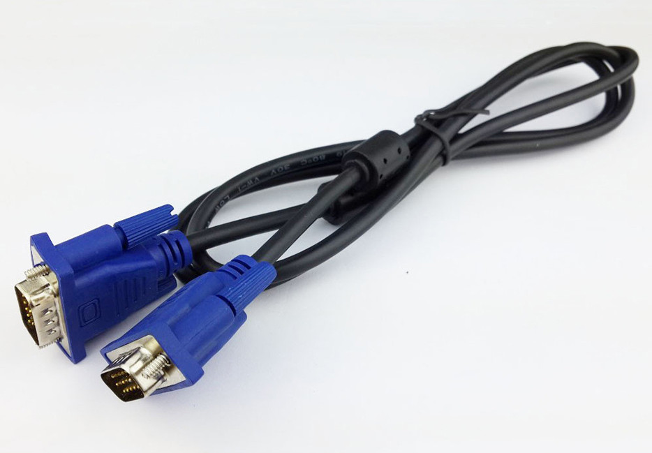 1080P VGA to VGA Cable Male to Male Connector Cable 3+5VGA Cable for HDTV Laptop Projector Display