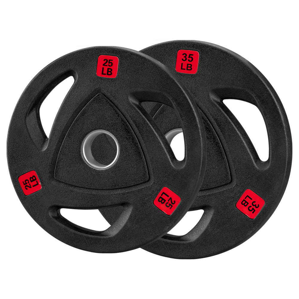 US Thickened Cast Iron Weight Plates Non-fading Rust-proof For Weightlifting Strength Training Crossfit 35 lbs