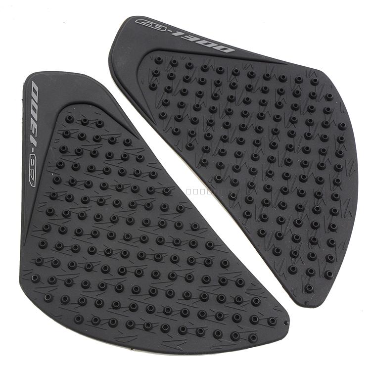 For Honda CB1300 06-15 Anti Slip Tank Pad Side Gas Knee Grip Traction Pads Sticker Decals  black