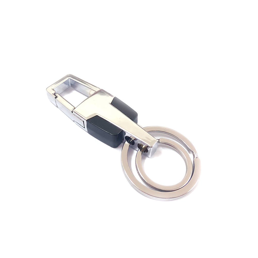 Wholesale Mental Key Ring Man Key Chain Car Top Grade Dual Ring Keyring