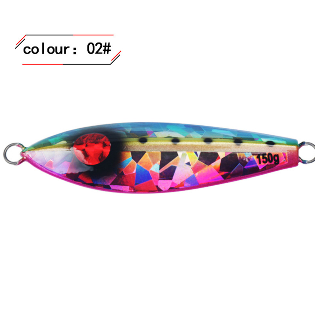 200g Noctilucent Fishing Lure Artificial Bait Boat Fishing Jigs Lures Hard Baits 02 # 200g-YJ-T-007_200g