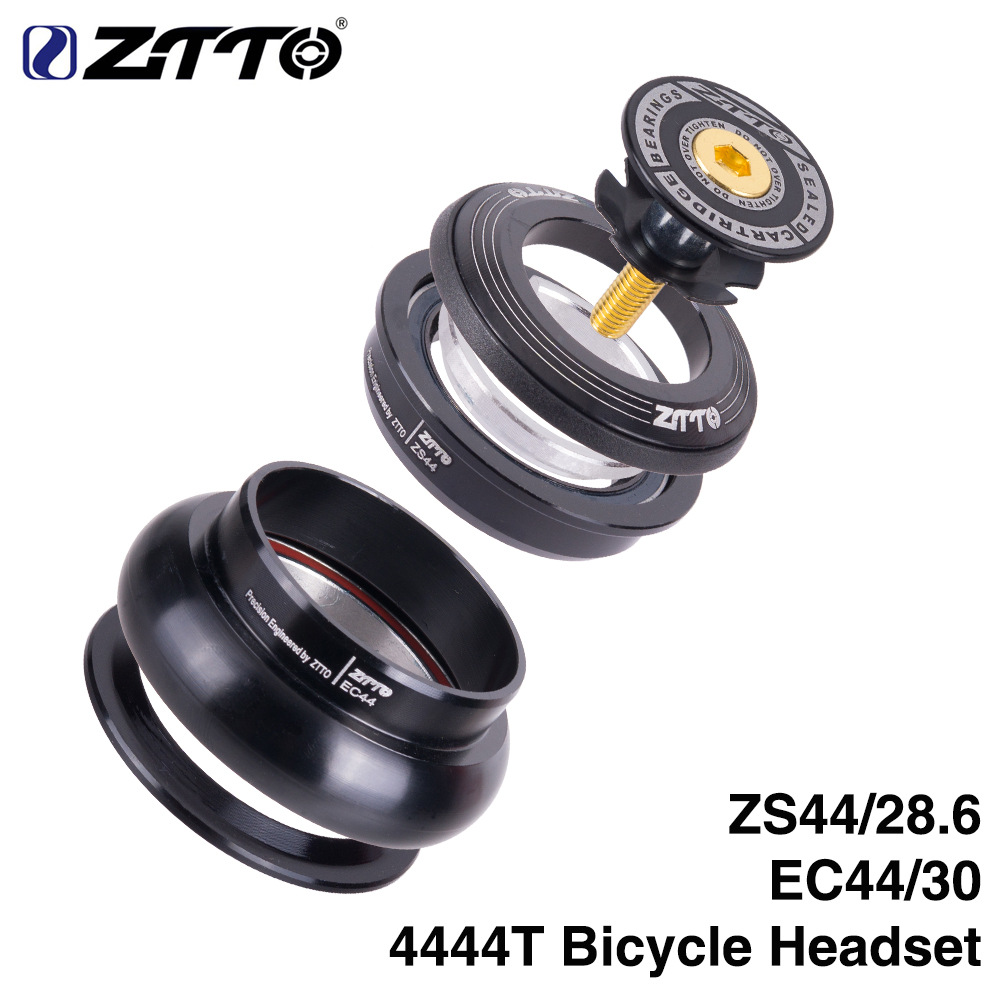 ZTTO ZS44 MTB Bike Bicycle Headset CNC 4444T Tapered Tube Fork Internal Threadless Bearing Set ZS44