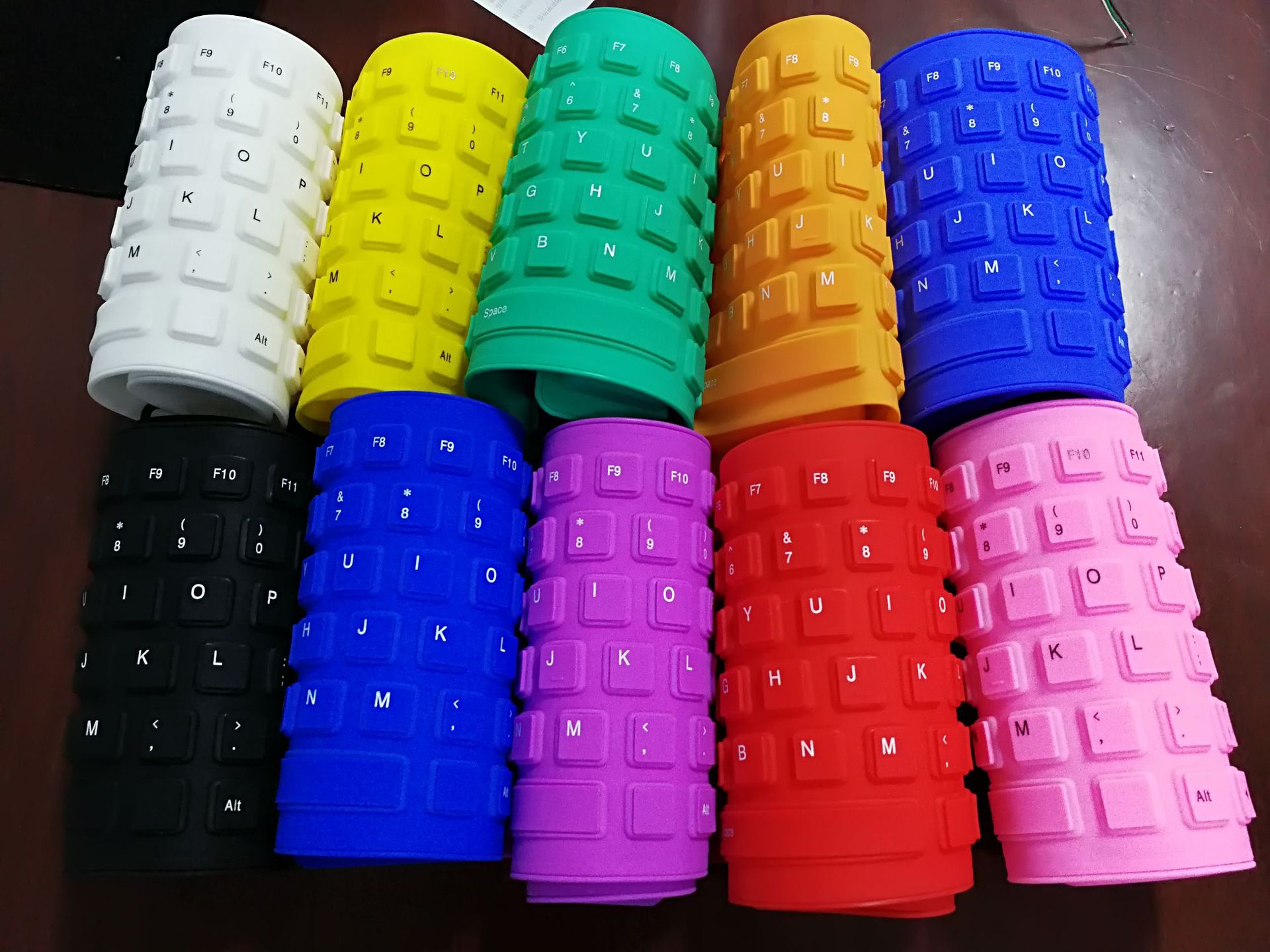 Portable Flexible Silicone Keyboard Foldable Waterproof Dustproof USB